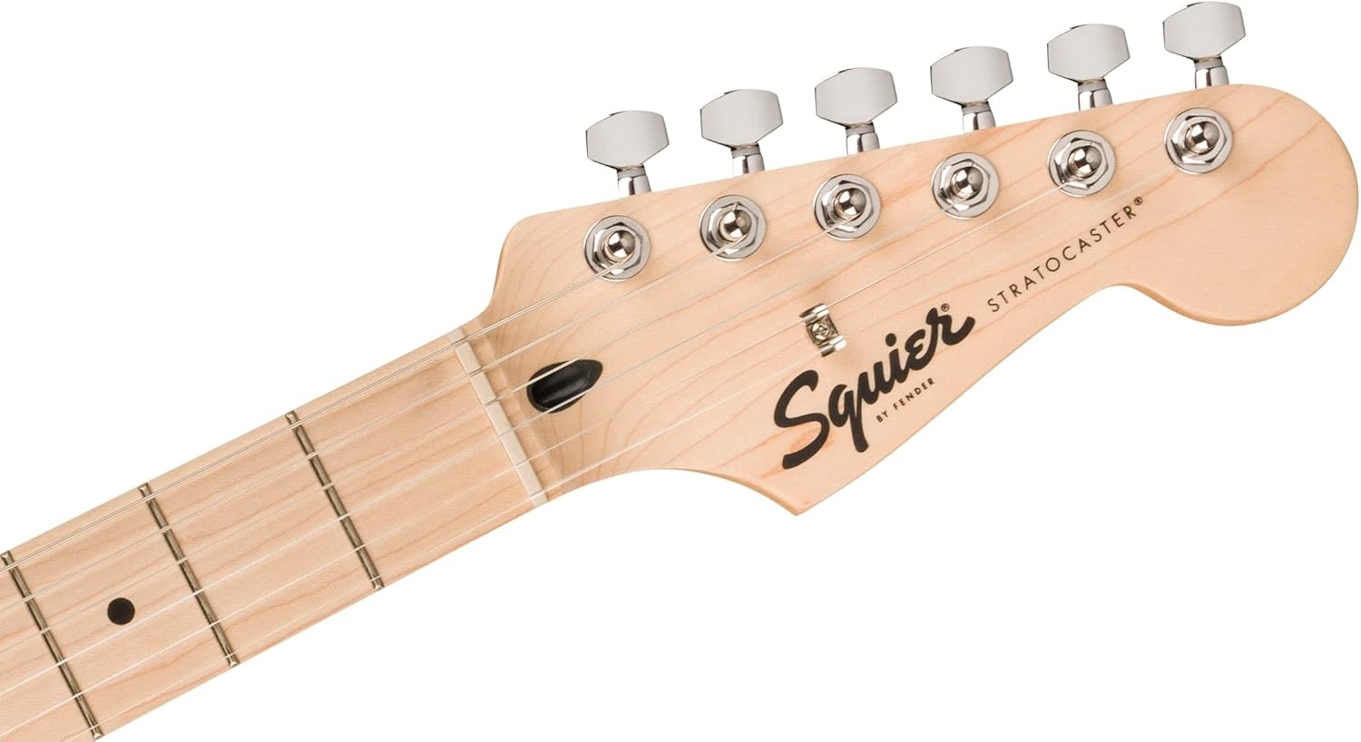 image:imageSquire Sonic Stratocaster Electric Guitar Tahitian Coral Maple Fingerboard White PickguardArctic White