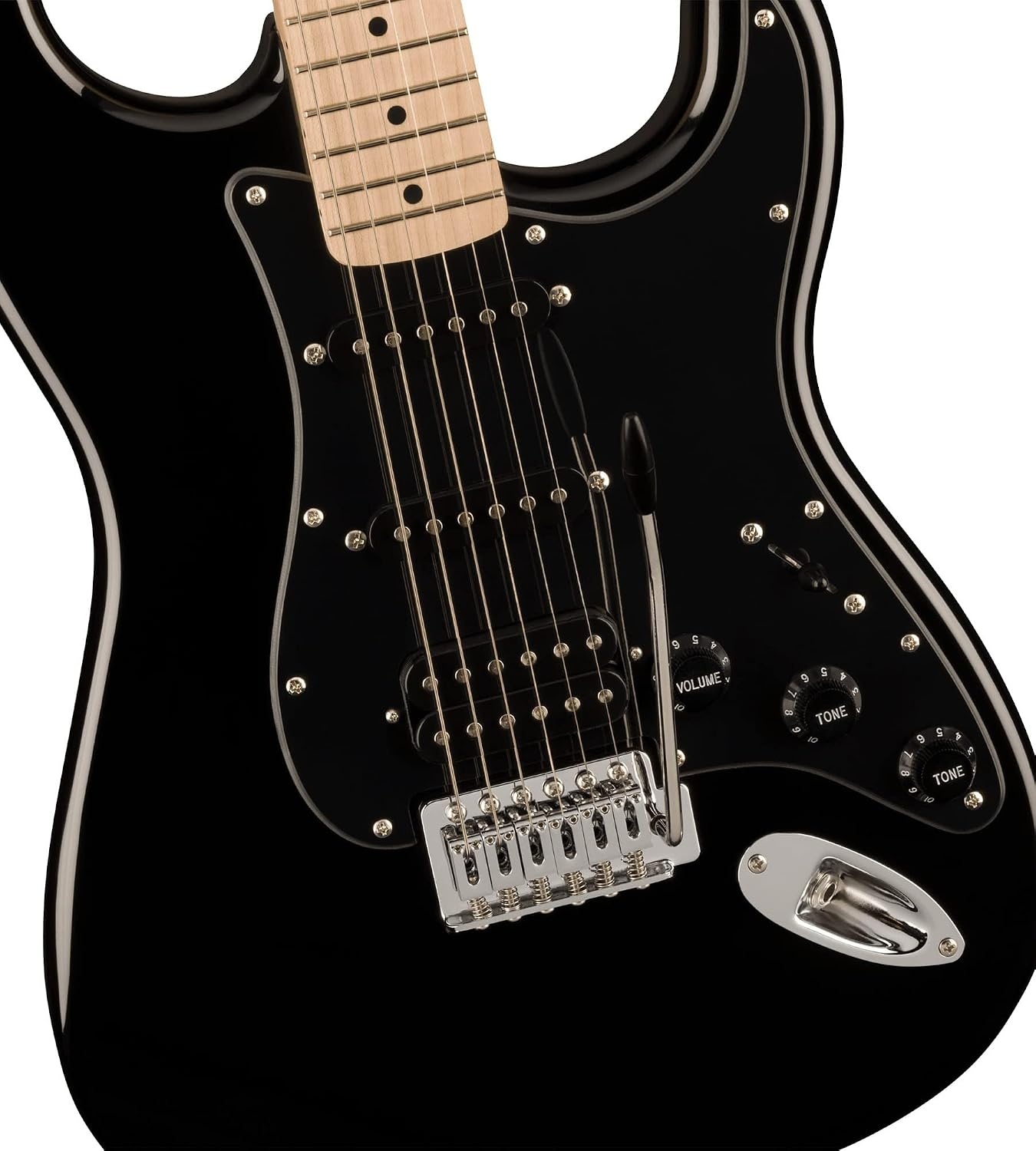 image:imageSquire Sonic Stratocaster Electric Guitar Tahitian Coral Maple Fingerboard White PickguardBlack