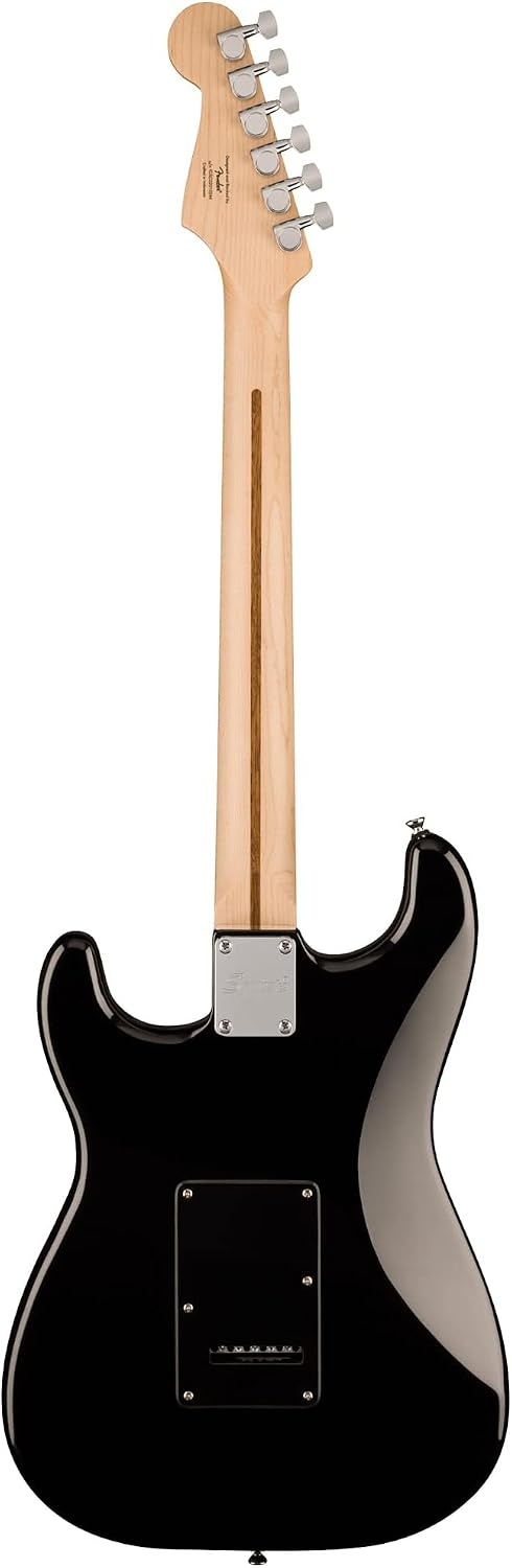 image:imageSquire Sonic Stratocaster Electric Guitar Tahitian Coral Maple Fingerboard White PickguardBlack