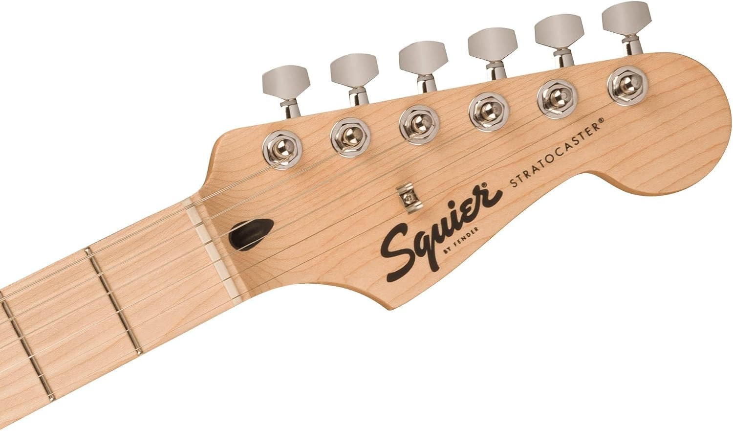 image:imageSquire Sonic Stratocaster Electric Guitar Tahitian Coral Maple Fingerboard White PickguardBlack