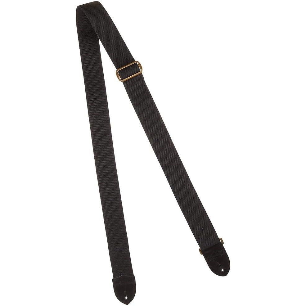 image:imageFender CottonLeather Guitar Strap 2in Black