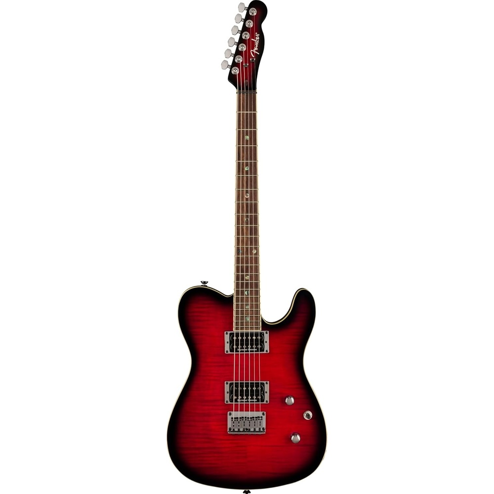 image:imageFender Custom Telecaster FMT HH Electric Guitar Features Seymour Duncan 59Pearly Gates Humbuckers with Coil Tap with 2Year Warranty Black Cherry BurstBlack Cherry Burst