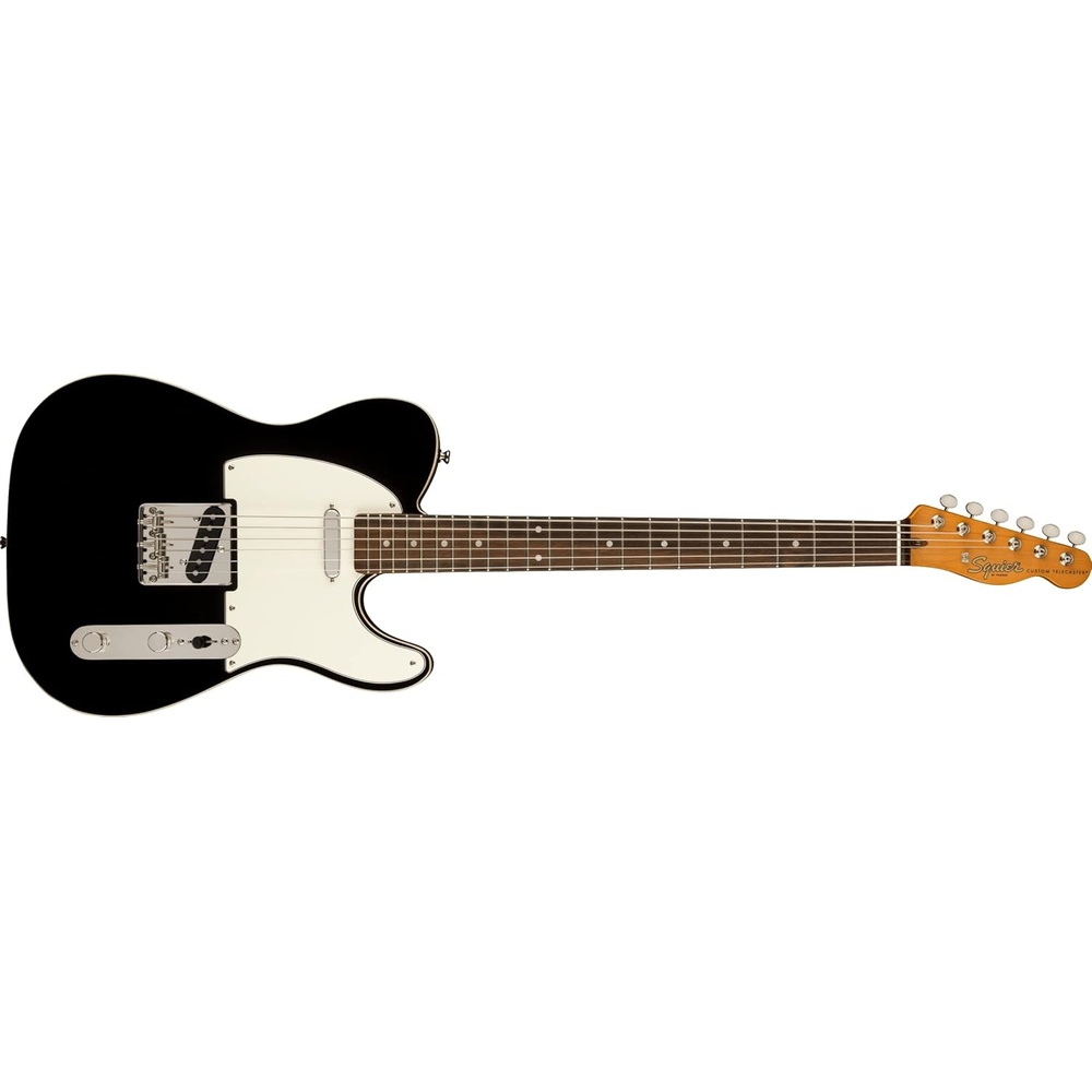 image:imageSquier Classic Vibe Baritone Custom Telecaster Electric Guitar with 2Year Warranty Black Laurel FingerboardBlack