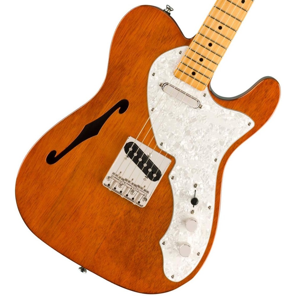 image:imageSquier Classic Vibe Baritone Custom Telecaster Electric Guitar with 2Year Warranty Black Laurel FingerboardNatural