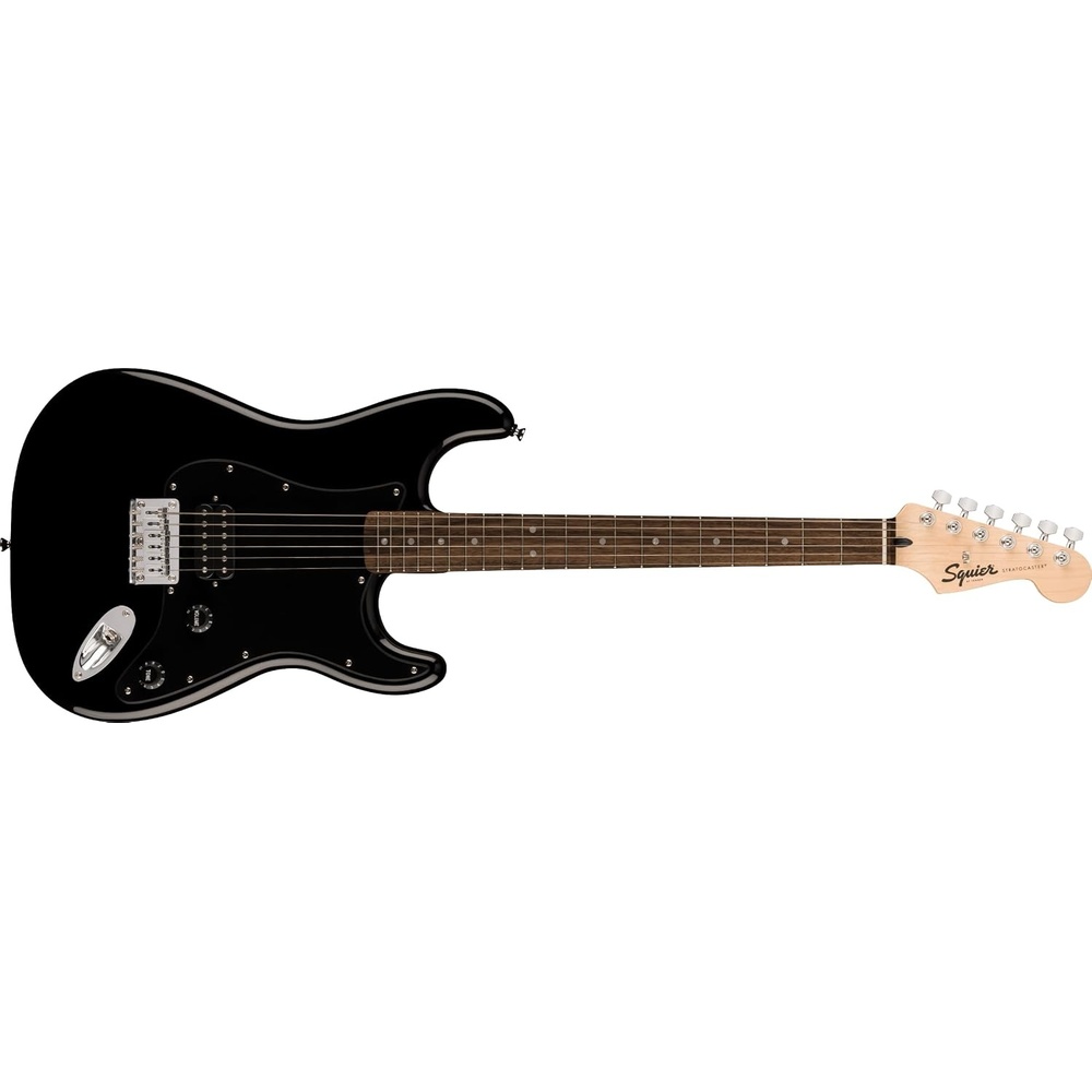 image:imageSquire Sonic Stratocaster Electric Guitar Tahitian Coral Maple Fingerboard White PickguardBlack HT H Bridge and Pickups