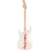 Fender Hello Kitty Stratocaster Electric Guitar with Deluxe Gig Bag, White