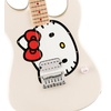 Fender Hello Kitty Stratocaster Electric Guitar with Deluxe Gig Bag, White