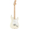 Fender Squier Series Affinity Stratocaster Electric Guitar, Olympic White(Olympic White)