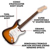 Fender Squier Stratocaster Beginner Electric Guitar, 2-Color Sunburst(2-Color Sunburst)
