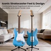 Fender Squier Stratocaster Beginner Electric Guitar, 2-Color Sunburst(California Blue)