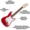 Fender Squier Stratocaster Beginner Electric Guitar, 2-Color Sunburst(Dakota Red)