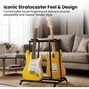 Fender Squier Stratocaster Beginner Electric Guitar, 2-Color Sunburst(Graffiti Yellow)
