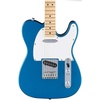 Fender Standard Telecaster, Electric Guitar, with 2-Year Warranty, Modern “C” Shaped Neck, Laurel Fingerboard, White Pickguard, Olympic White(Aqua Marine Metallic)