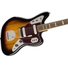 Squier Classic Vibe 70s Jaguar Electric Guitar, Laurel Fingerboard, Black | Vintage offset body, dual single-coil pickups, laurel fingerboard, beginner to intermediate, 2-year warranty included(3-Color Sunburst)