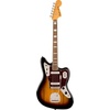 Squier Classic Vibe 70s Jaguar Electric Guitar, Laurel Fingerboard, Black | Vintage offset body, dual single-coil pickups, laurel fingerboard, beginner to intermediate, 2-year warranty included(3-Color Sunburst)