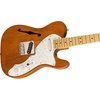 Squier Classic Vibe Baritone Custom Telecaster Electric Guitar, with 2-Year Warranty, Black, Laurel Fingerboard(Natural)