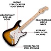 Squier Sonic Series Stratocaster Pack – 2-color Sunburst(2-Color Sunburst)