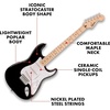 Squier Sonic Series Stratocaster Pack – 2-color Sunburst(Black)