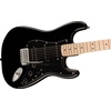 Squire Sonic Stratocaster Electric Guitar, Tahitian Coral, Maple Fingerboard, White Pickguard(Black (HSS Bridge and Pickups))