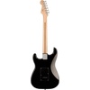 Squire Sonic Stratocaster Electric Guitar, Tahitian Coral, Maple Fingerboard, White Pickguard(HSS – Black)