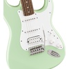 Squire Sonic Stratocaster Electric Guitar, Tahitian Coral, Maple Fingerboard, White Pickguard(Surf Green)