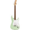 Squire Sonic Stratocaster Electric Guitar, Tahitian Coral, Maple Fingerboard, White Pickguard(Surf Green)