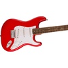 Squire Sonic Stratocaster Electric Guitar, Tahitian Coral, Maple Fingerboard, White Pickguard(Torino Red)