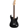Fender Standard Stratocaster, Electric Guitar, with 2-Year Warranty, HSS Pickups, Modern “C” Shaped Neck, Laurel Fingerboard, White Pickguard, Aqua Marine Metallic(Black)