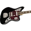 Squier Classic Vibe 70s Jaguar Electric Guitar, Laurel Fingerboard, Black | Vintage offset body, dual single-coil pickups, laurel fingerboard, beginner to intermediate, 2-year warranty included(Black)