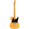 Squier Classic Vibe Baritone Custom Telecaster Electric Guitar, with 2-Year Warranty, Black, Laurel Fingerboard(Butterscotch Blonde)