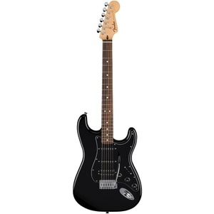 Fender Standard Stratocaster, Electric Guitar, with 2-Year Warranty, HSS Pickups, Modern “C” Shaped Neck, Laurel Fingerboard, White Pickguard, Aqua Marine Metallic(Black)