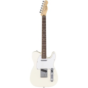 Fender Standard Telecaster, Electric Guitar, with 2-Year Warranty, Modern “C” Shaped Neck, Laurel Fingerboard, White Pickguard, Olympic White(Olympic White)