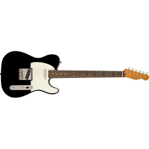 Squier Classic Vibe Baritone Custom Telecaster Electric Guitar, with 2-Year Warranty, Black, Laurel Fingerboard(Black)