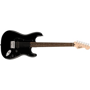 Squire Sonic Stratocaster Electric Guitar, Tahitian Coral, Maple Fingerboard, White Pickguard(Black (HT H Bridge and Pickups))