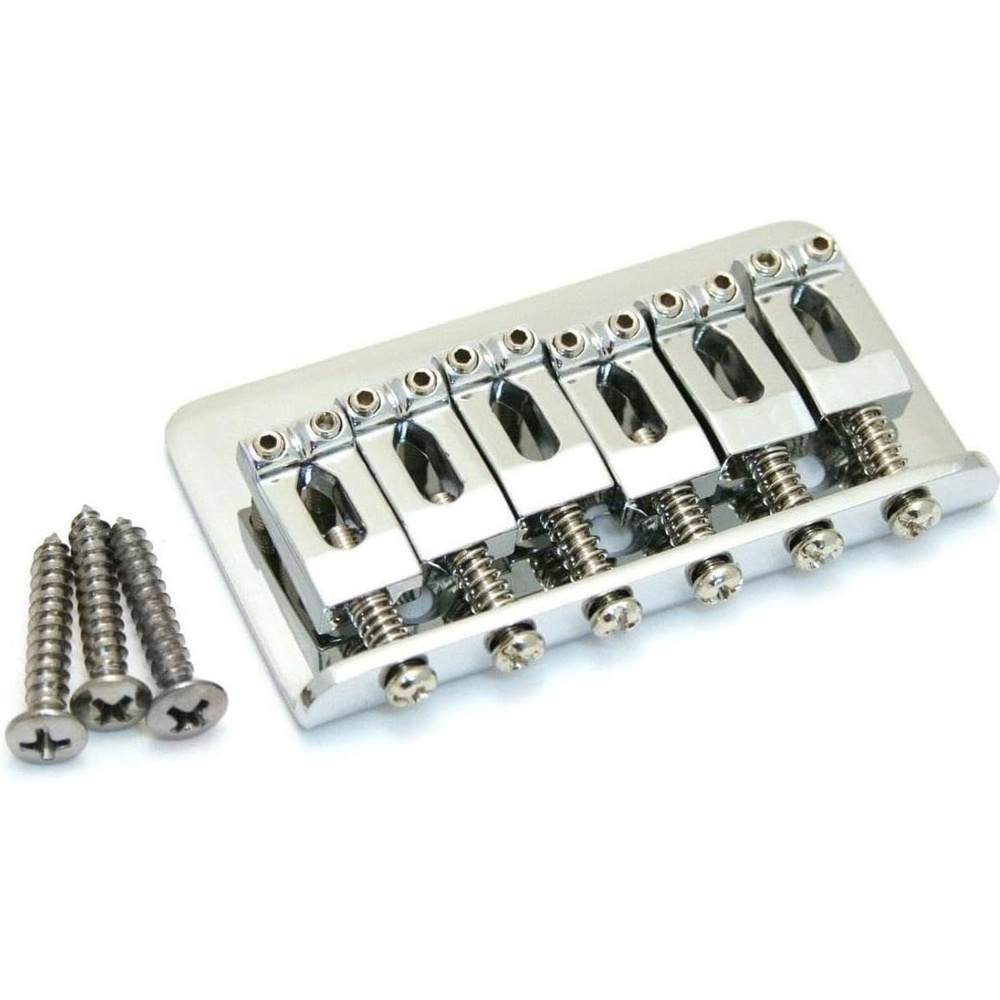 image:imageFender Hardtail Strat Bridge Assembly for Import Models  Chrome