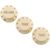 Fender Road Worn Aged White Stratocaster Electric Guitar Knobs(Knobs)