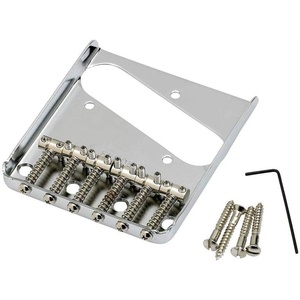 Fender 6-Saddle Vintage Telecaster Bridge Kit for American and Mexican Vintage Telecasters, Chrome