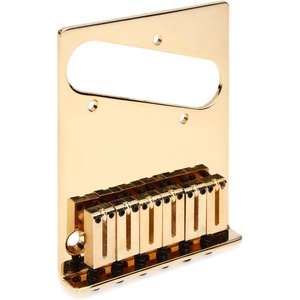 Fender American Series Modern Telecaster Electric Guitar Bridge – Gold(Gold)