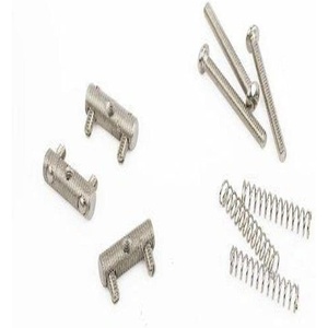 Fender American Vintage Telecaster Threaded Bridge Saddles, Nickel