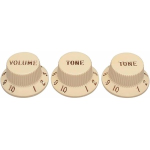 Fender Knobs One Volume, Two Tone, Vintaged(Knobs)