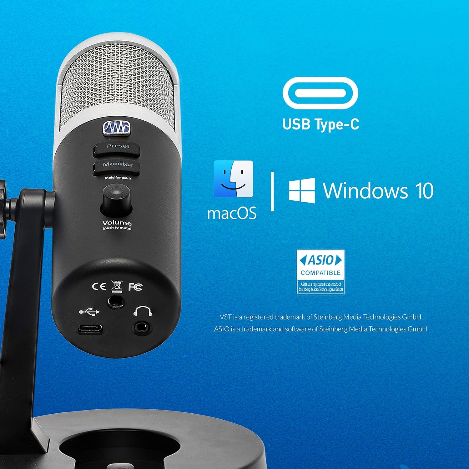 image:imagePreSonus Revelator USB Condenser Microphone for podcasting live streaming with builtin voice effects plus loopback mixer for gaming casting and recording interviews over Skype Zoom DiscordRevelator USBC Condenser Mic