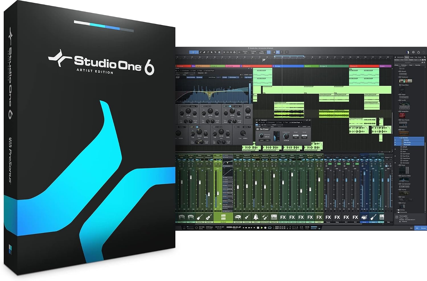 image:imagePreSonus Studio 26c 2x4 192 kHz USB Audio Interface with Studio One Artist and Ableton Live Lite DAW Recording Software