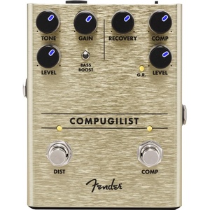 Fender Compugilist Compressor/Distortion Pedal, Guitar Accessories