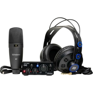 PreSonus AudioBox USB 96 25th Anniversary Studio Recording Package(AudioBox GO + Mic + Headphones)