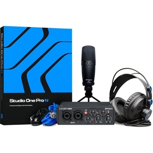 PreSonus AudioBox USB 96 25th Anniversary Studio Recording Package(AudioBox USB 96 + Mic + Headphones)