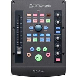 PreSonus ioStation 24c 2×2, 192 kHz, USB Audio Interface and Production Controller with Studio One Artist and Ableton Live Lite DAW Recording Software(1 Fader + Audio Interface (2 Mic Pres))