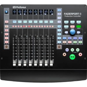 PreSonus ioStation 24c 2×2, 192 kHz, USB Audio Interface and Production Controller with Studio One Artist and Ableton Live Lite DAW Recording Software(8 Fader Control Surface)