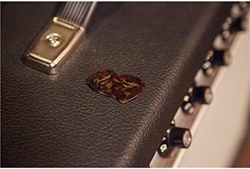 image:imageFender Classic Celluloid Guitar Picks 358 Shape Guitar Accessories Tortoise Shell Medium 12PackShell