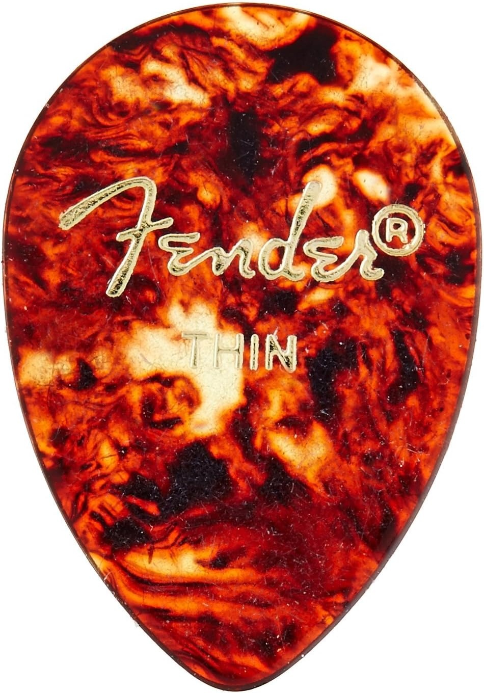 image:imageFender Classic Celluloid Guitar Picks 358 Shape Guitar Accessories Tortoise Shell Medium 12PackTortoise Shell