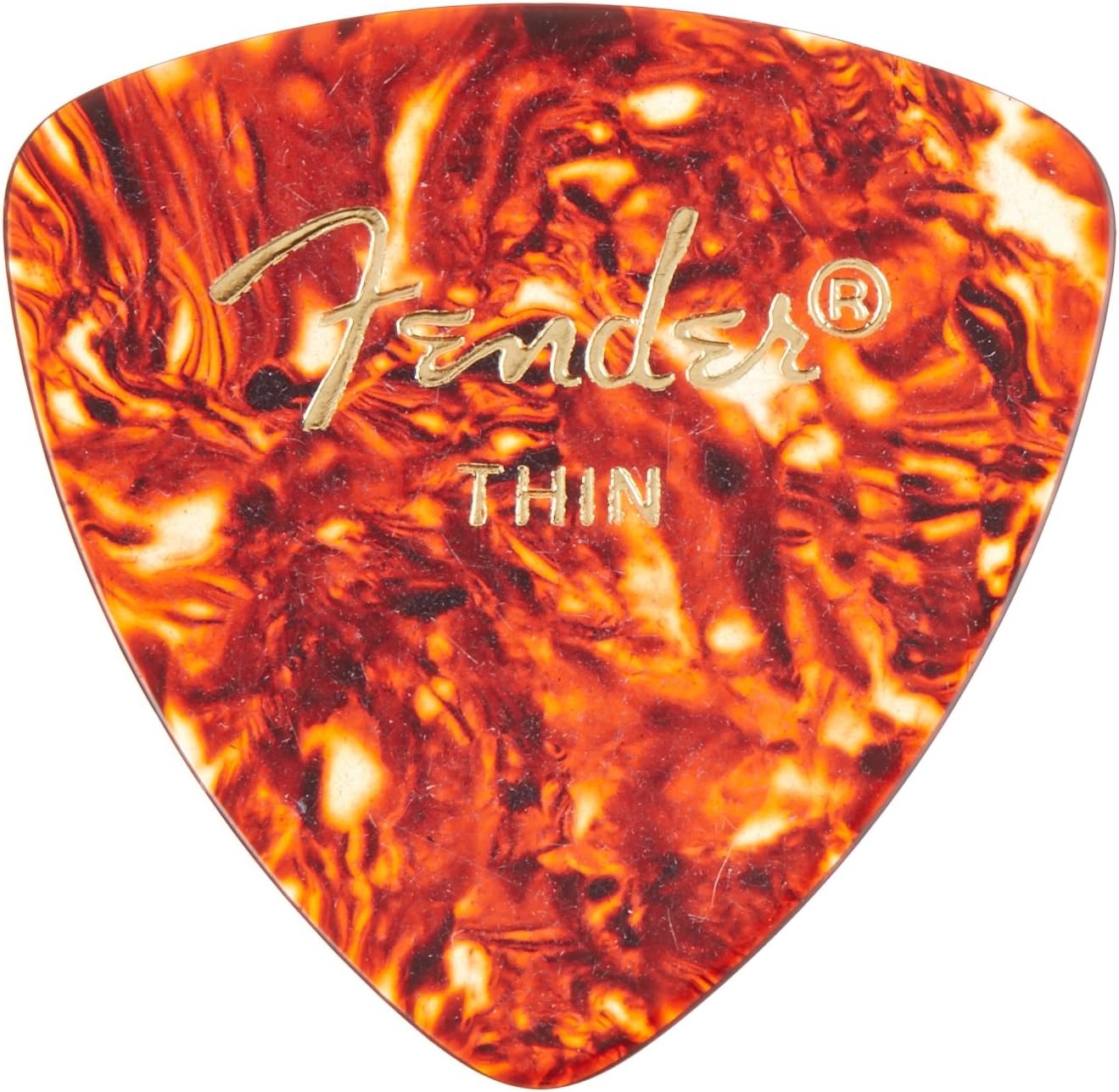 image:imageFender Classic Celluloid Guitar Picks 358 Shape Guitar Accessories Tortoise Shell Medium 12PackTortoise Shell